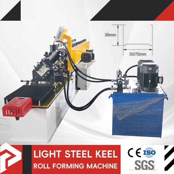 C profile roll forming machine