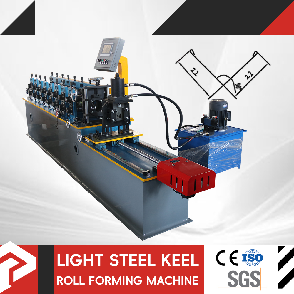 Steel angle roll forming machine