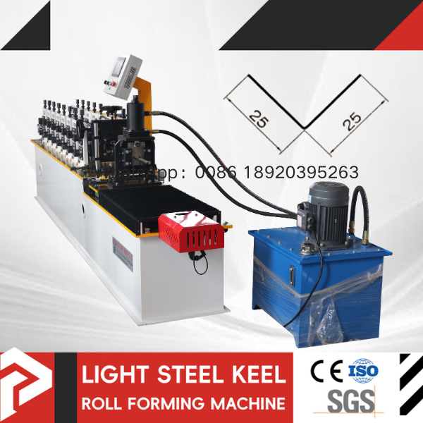 Angle keel making machine