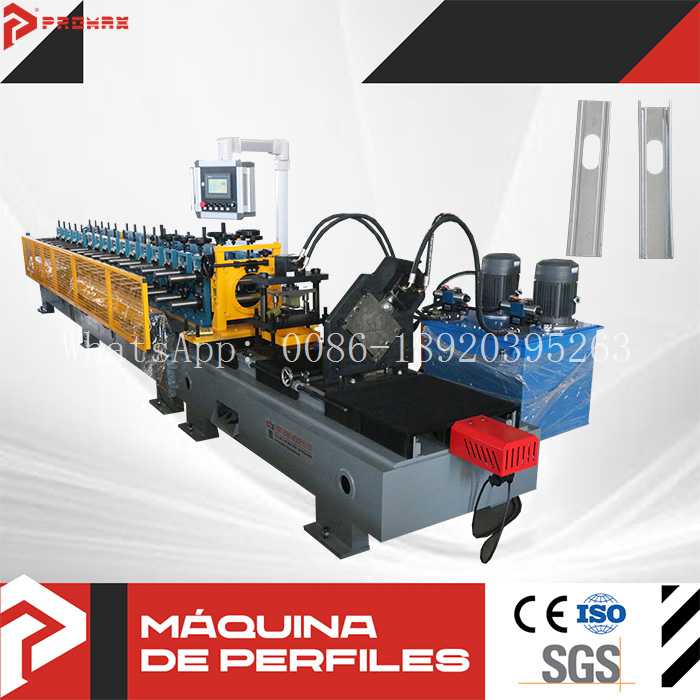 Máquina perfiladora de espárragos y rieles