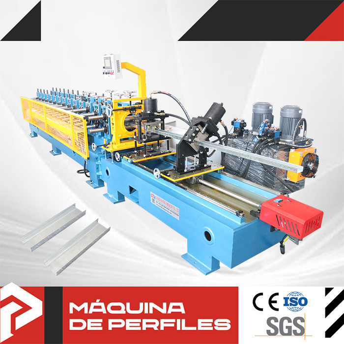 Máquina de rodillos para rieles de yeso