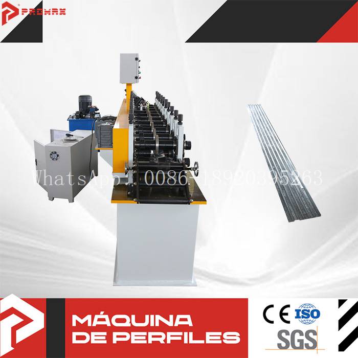 Máquina de rodillos para rieles de yeso