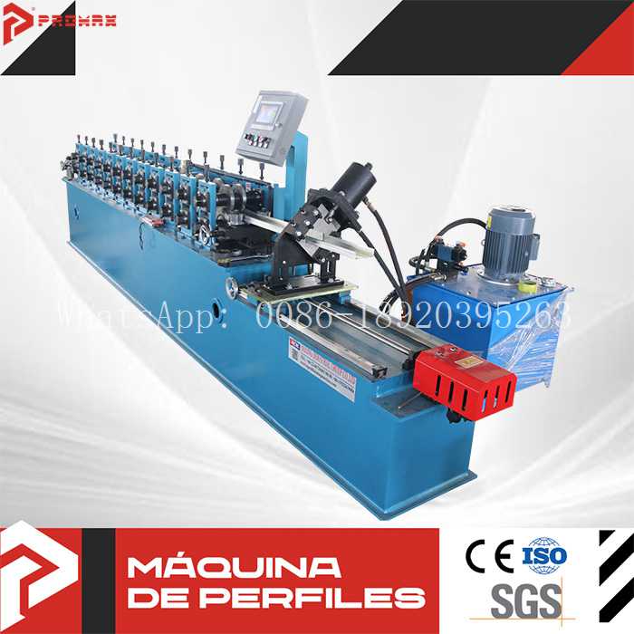 Máquina perfiladora de rieles para drywall