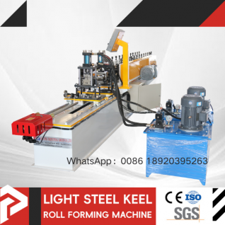 Easy operate full automatic steel stud roll forming machine