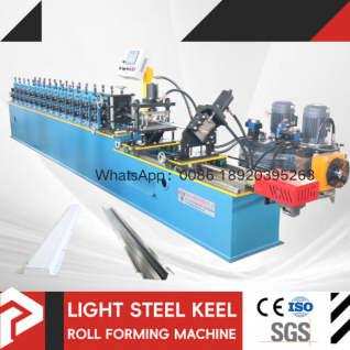 Hat channel roll forming machine