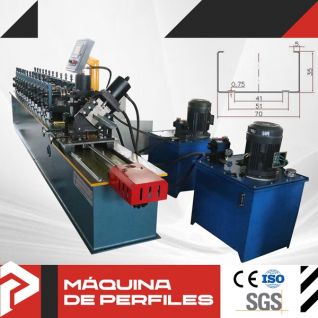 Metal stud roll former