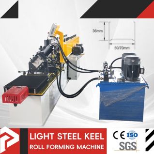 C profile roll forming machine