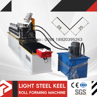 Angle keel making machine